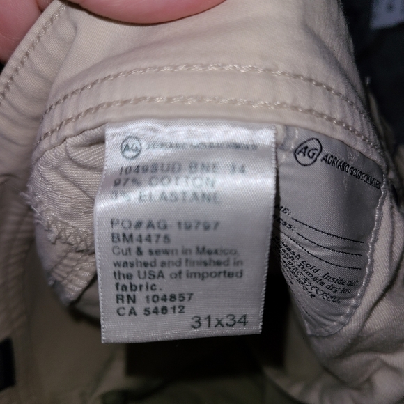 AG Adriano Goldschmied The Protégé Straight Leg Size 31x34 for Men - Picture 9 of 10